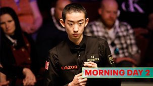 Snooker: World Championship - 2023: Day 2: Morning Session