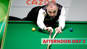 Snooker: World Championship - 2023: Day 3: Afternoon Session