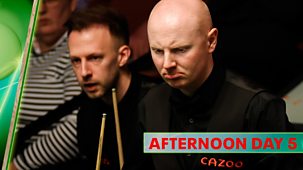 Snooker: World Championship - 2023: Day 5: Afternoon Session
