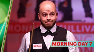 Snooker: World Championship - 2023: Day 7: Morning Session