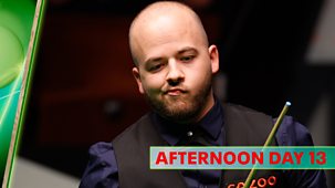 Snooker: World Championship - 2023: Day 13: Afternoon Session