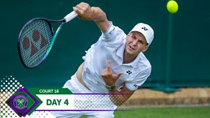 Wimbledon - Day 4, Part 1