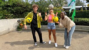Blue Peter - Football Freestyle With Harriet Pavlou