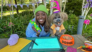 Blue Peter - Julia Donaldson And Crafts With Dodge