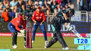 T20 Cricket - 2023: England V New Zealand: First T20 Highlights