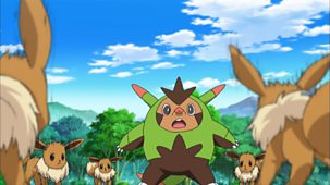 Pokémon: Xy - Series 19 - Xyz: 2. Love Strikes! Eevee, Yikes!