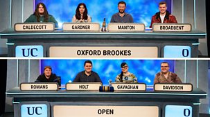 University Challenge - 2023/24: 16. Oxford Brookes V Open University