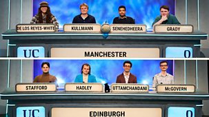 University Challenge - 2023/24: 21. Manchester V Edinburgh