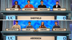 University Challenge - 2023/24: 23. Sheffield V Aberdeen