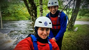 Blue Peter Challenges - Series 2: 3. Abby And Joel’s White Water Rafting Challenge