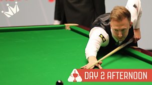 Snooker: World Championship - 2024: Day 2: Afternoon Session