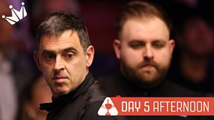 Snooker: World Championship - 2024: Day 5: Afternoon Session