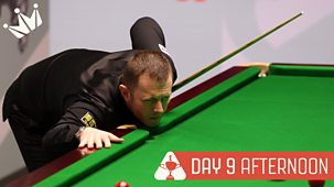 Snooker: World Championship - 2024: Day 9: Afternoon Session