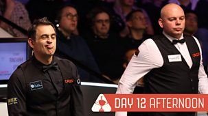 Snooker: World Championship - 2024: Day 12: Afternoon Session