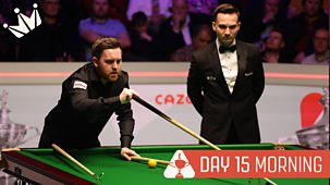 Snooker: World Championship - 2024: Day 15: Morning Session
