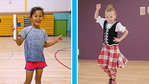 I Can Do It, You Can Too - Series 1: 16. Passing A Baton And Highland Dancing