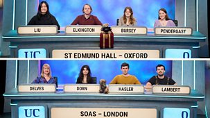 University Challenge - Series 31: 14. Soas V St Edmund Hall, Oxford