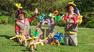 Art Adventures With Fred & Pete - Series 1: 10. Balloon Animal Safari Park