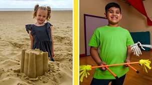 I Can Do It, You Can Too - Series 2: 20. Sandcastle And Flowersticks