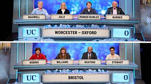 University Challenge - Christmas 2024: 2. Worcester College, Oxford V Bristol