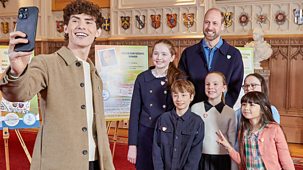 Blue Peter - Competition Winners Reveal With Hrh Prince William