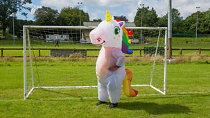 Art Adventures With Fred & Pete - Series 1: 20. Unicorn Playing Football