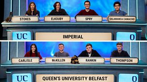 University Challenge - 2024/25: 30. Imperial V Queen’s, Belfast