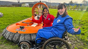 Blue Peter Challenges - Series 3: 10. Abby And Shini’s Hovercraft Racing Challenge