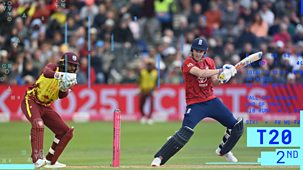 T20 Cricket - 2025: England V West Indies: Second T20 Highlights