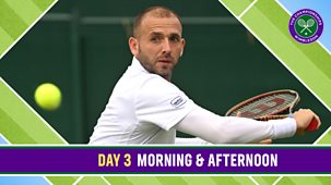 Wimbledon - Bbc One: Krejcikova, Evans, Navarro