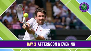 Wimbledon - Bbc Two: Norrie, Sierra, Borges, Radacanu