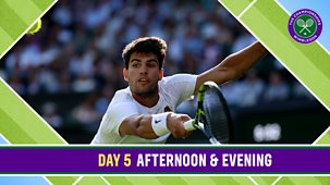 Wimbledon - Bbc Two: Alcaraz, Keys, Fritz