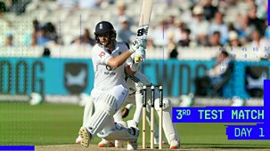 Cricket: Today At The Test - England V India 2025: Third Test, Day One