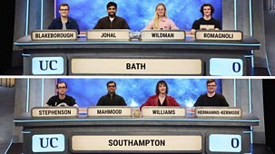 University Challenge - 2025/26: 3. Bath V Southampton