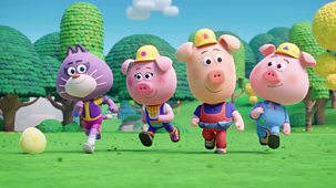 Piggy Builders - Series 1: 3. Egg Race