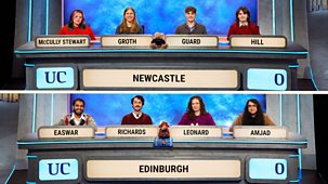 University Challenge - 2025/26: 4. Newcastle V Edinburgh