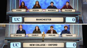 University Challenge - 2025/26: 5. Manchester V New College, Oxford