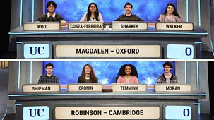 University Challenge - 2025/26: 14. Magdalen College, Oxford V Robinson College, Cambridge