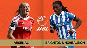 Women's Super League - 2025/26: Arsenal V Brighton & Hove Albion