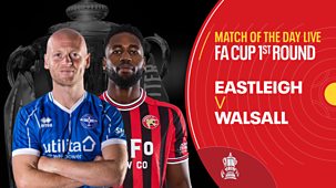 Fa Cup - 2025/26: Eastleigh V Walsall