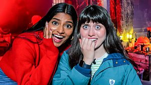 Blue Peter - Challenges: Can Shini And Abby Survive A Night In A Haunted House?
