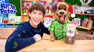 Blue Peter - Here's One I Made Earlier: Diy Christmas Card