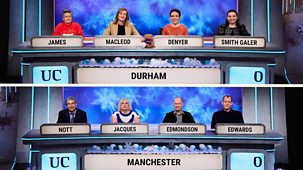 University Challenge - Christmas 2025: 1. Durham V Manchester