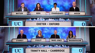 University Challenge - Christmas 2025: 5. Exeter College, Oxford V Trinity Hall, Cambridge