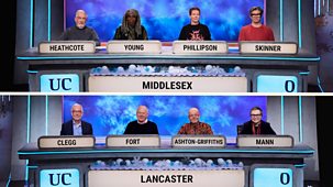 University Challenge - Christmas 2025: 7. Middlesex V Lancaster