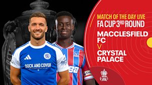 Fa Cup - 2025/26: Third Round: Macclesfield V Crystal Palace