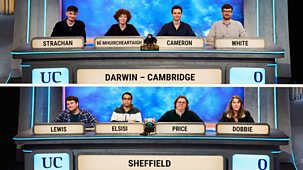 University Challenge - 2025/26: 27. Darwin College, Cambridge V Sheffield
