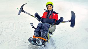 Blue Peter - Challenges: Who Will Win The Adaptive Skiing Challenge?