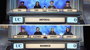 University Challenge - 2025/26: 28. Imperial V Warwick