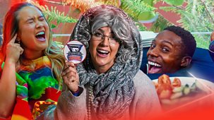 Gladiators: Epic Pranks - Series 2: 18. Giant, Dynamite, Comet, Nitro V The Restaurant Rematch!